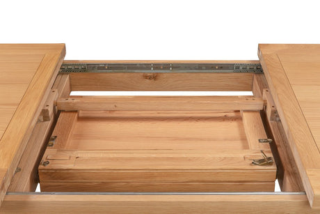 Your Home Style Dining Table Chatterton Oak 140/200 Butterfly Extending Dining Table