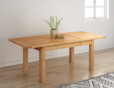 Your Home Style Dining Table Chatterton Oak 140/200 Butterfly Extending Dining Table