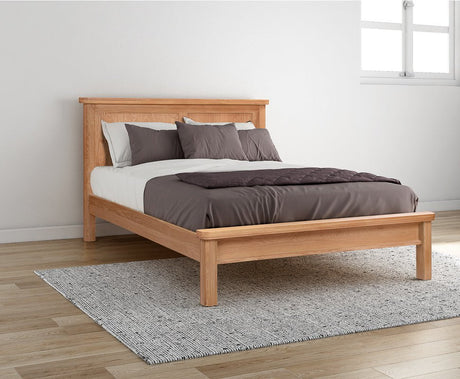 Your Home Style Bed Chatterton Oak 150cm Kingsize Bed