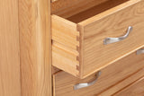 Your Home Style Chest of Drawers Chatterton Oak 2 Over 3 Chest