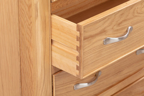 Your Home Style Chest of Drawers Chatterton Oak 2 Over 3 Chest