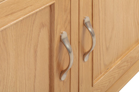 Your Home Style Sideboard Chatterton Oak 3 Door Sideboard