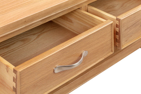Your Home Style Coffee Table Chatterton Oak Coffee Table with 2 Drawers