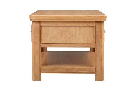 Your Home Style Coffee Table Chatterton Oak Coffee Table with 2 Drawers