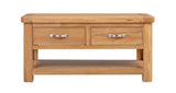 Your Home Style Coffee Table Chatterton Oak Coffee Table with 2 Drawers