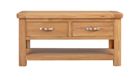 Your Home Style Coffee Table Chatterton Oak Coffee Table with 2 Drawers