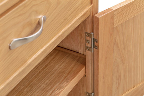 Your Home Style Sideboard Chatterton Oak Compact Sideboard