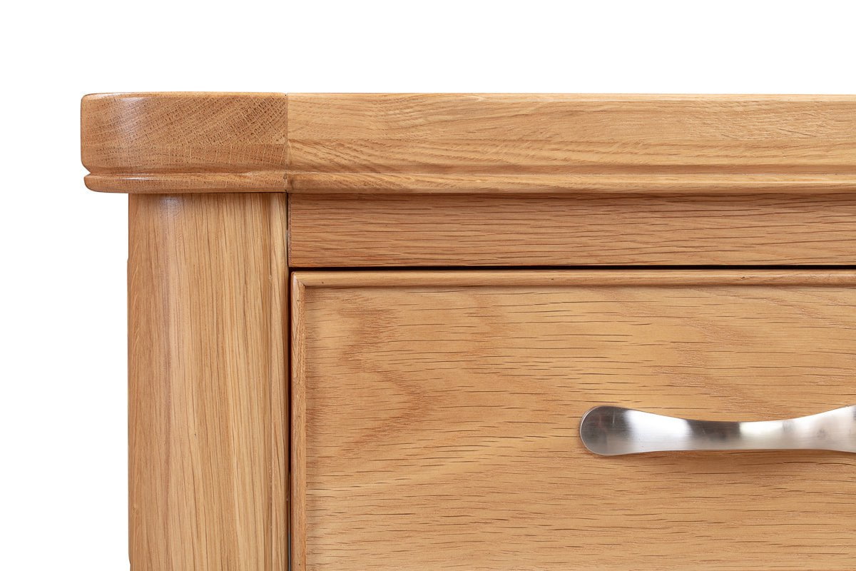 Your Home Style Console Table Chatterton Oak Console Table with 2 Drawers