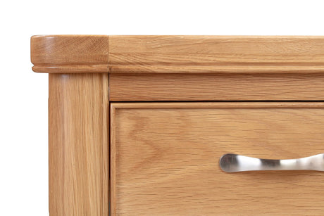 Your Home Style Console Table Chatterton Oak Console Table with 2 Drawers