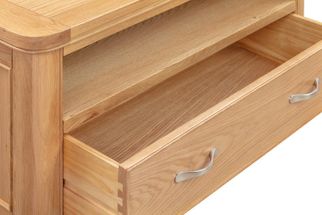 Your Home Style TV Unit Chatterton Oak Corner TV Unit