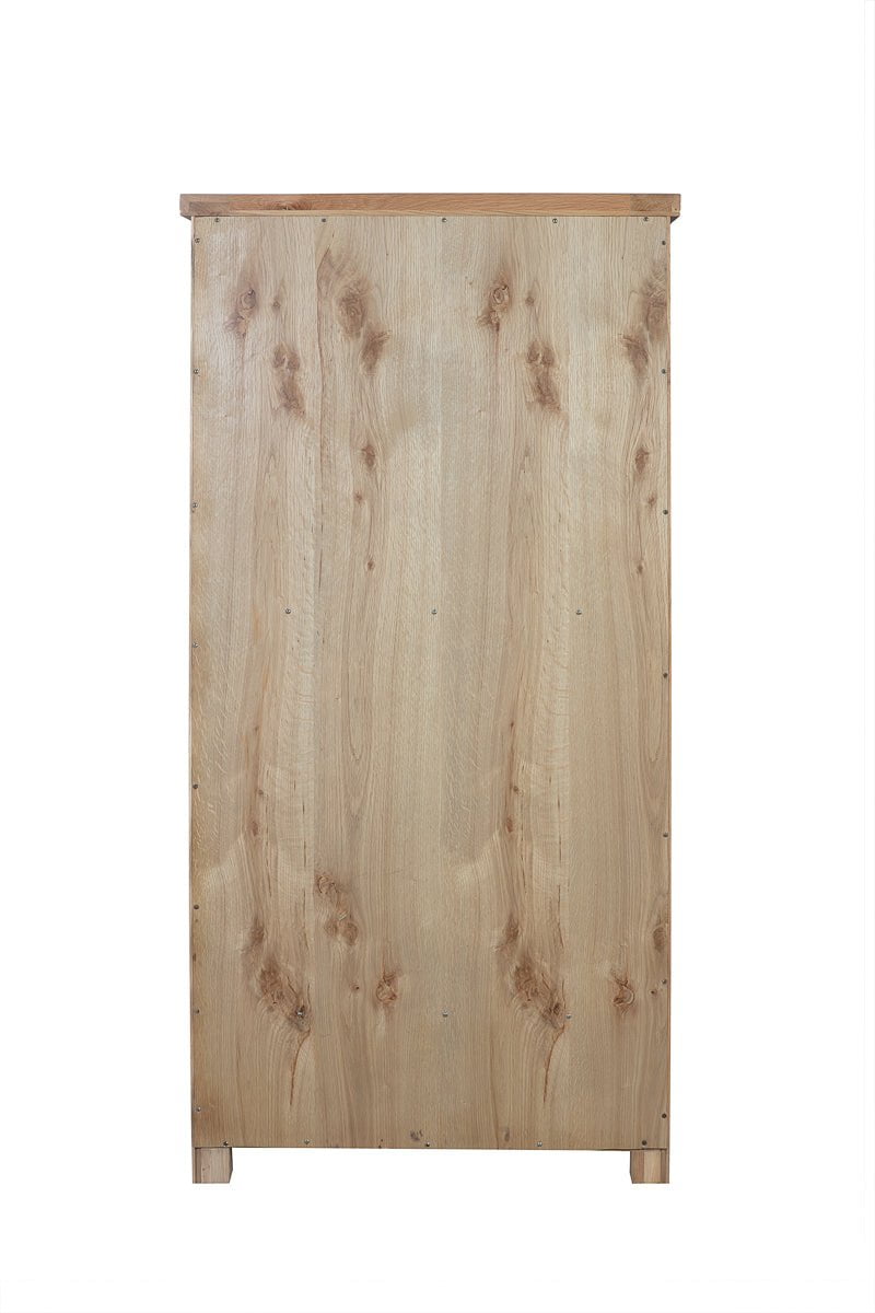 Your Home Style Cabinet Chatterton Oak Display Cabinet with Glass Doors