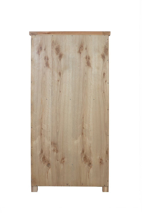 Your Home Style Cabinet Chatterton Oak Display Cabinet with Glass Doors
