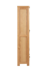 Your Home Style Cabinet Chatterton Oak Display Cabinet with Glass Doors