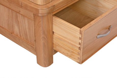 Your Home Style Wardrobe Chatterton Oak Double Robe with 2 Drawers