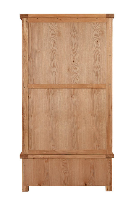 Your Home Style Wardrobe Chatterton Oak Double Robe with 2 Drawers