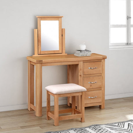 Your Home Style Dressing Table Set Chatterton Oak Dressing Table Set