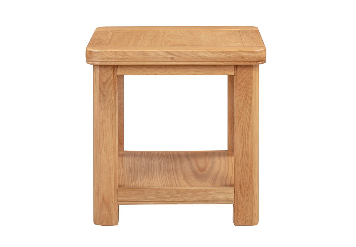 Your Home Style Lamp Table Chatterton Oak Lamp Table with Shelf
