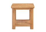 Your Home Style Lamp Table Chatterton Oak Lamp Table with Shelf