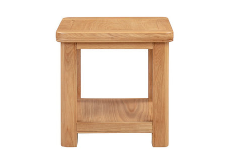 Your Home Style Lamp Table Chatterton Oak Lamp Table with Shelf