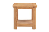 Your Home Style Lamp Table Chatterton Oak Lamp Table with Shelf