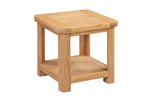 Your Home Style Lamp Table Chatterton Oak Lamp Table with Shelf