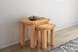 Your Home Style Nest of Tables Chatterton Oak Nest of Tables