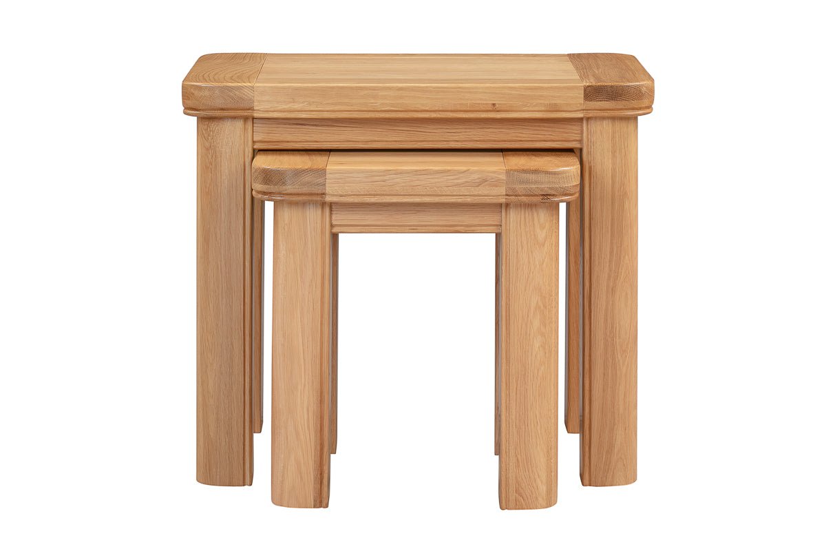 Your Home Style Nest of Tables Chatterton Oak Nest of Tables