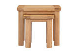 Your Home Style Nest of Tables Chatterton Oak Nest of Tables