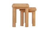 Your Home Style Nest of Tables Chatterton Oak Nest of Tables