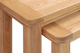 Your Home Style Nest of Tables Chatterton Oak Nest of Tables