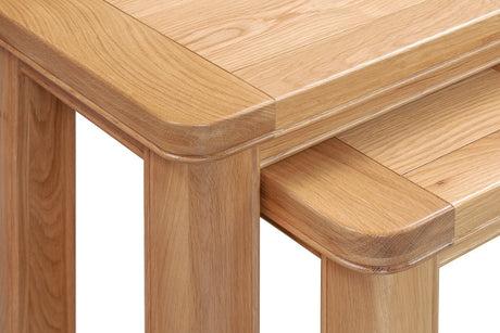 Your Home Style Nest of Tables Chatterton Oak Nest of Tables
