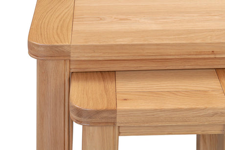 Your Home Style Nest of Tables Chatterton Oak Nest of Tables