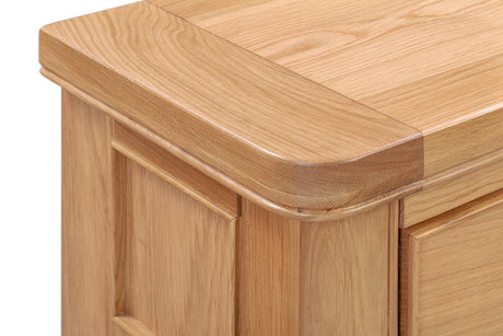 Your Home Style Console Table Chatterton Oak Small Console Table