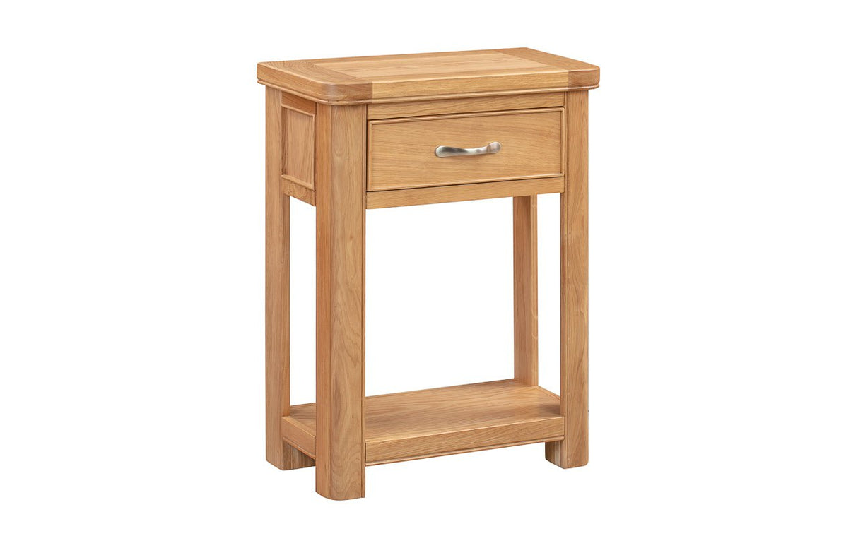 Your Home Style Console Table Chatterton Oak Small Console Table