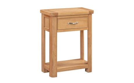 Your Home Style Console Table Chatterton Oak Small Console Table