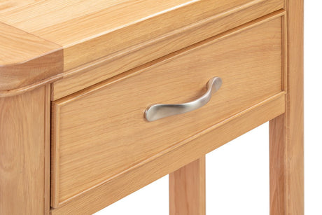 Your Home Style Console Table Chatterton Oak Small Console Table