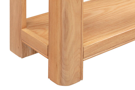 Your Home Style Console Table Chatterton Oak Small Console Table