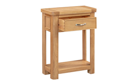 Your Home Style Console Table Chatterton Oak Small Console Table