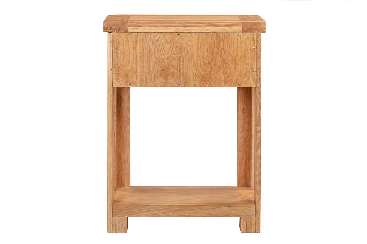 Your Home Style Console Table Chatterton Oak Small Console Table