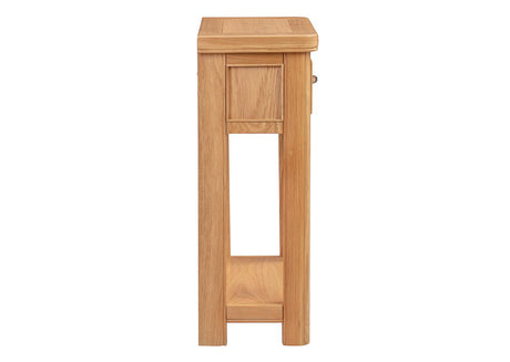 Your Home Style Console Table Chatterton Oak Small Console Table