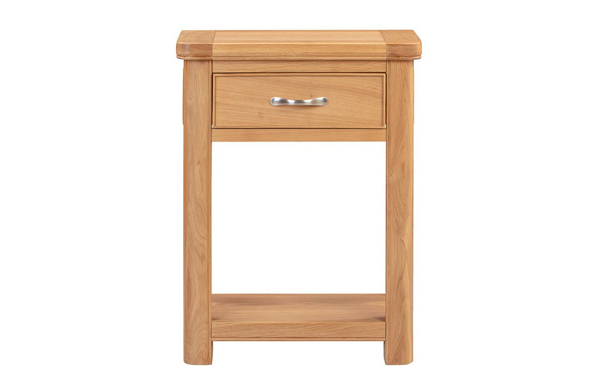 Your Home Style Console Table Chatterton Oak Small Console Table