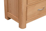 Your Home Style Chest of Drawers Chatterton Oak Tall Chest with 5 Drawers