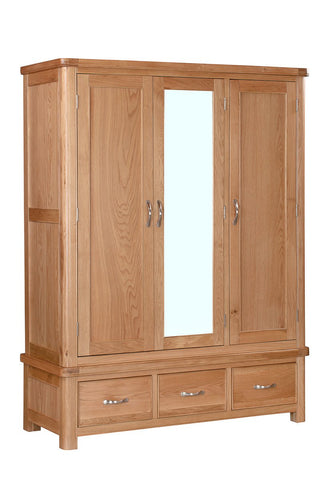 Chatterton Oak Triple Robe