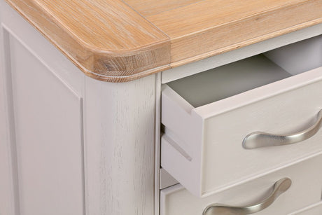 Your Home Style Bedside Chatterton Painted Bedside with 3 Drawers