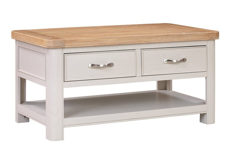 Your Home Style Coffee Table Chatterton Painted Coffee Table with 2 Drawers