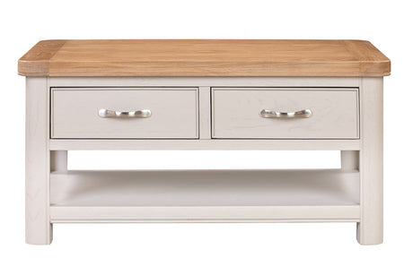 Your Home Style Coffee Table Chatterton Painted Coffee Table with 2 Drawers