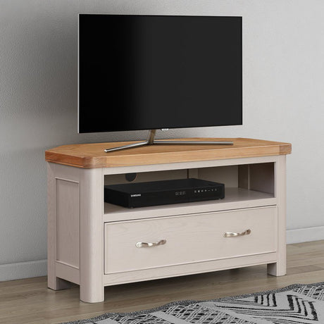 Your Home Style TV Unit Chatterton Painted Corner TV Unit