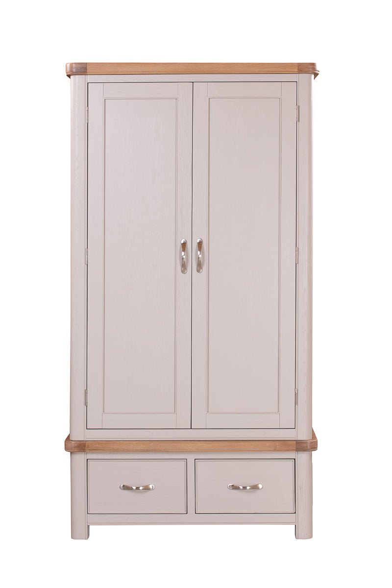 Your Home Style Wardrobe Chatterton Painted Double Robe with 2 Drawers