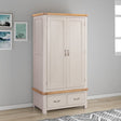 Your Home Style Wardrobe Chatterton Painted Double Robe with 2 Drawers