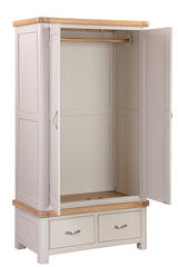 Your Home Style Wardrobe Chatterton Painted Double Robe with 2 Drawers